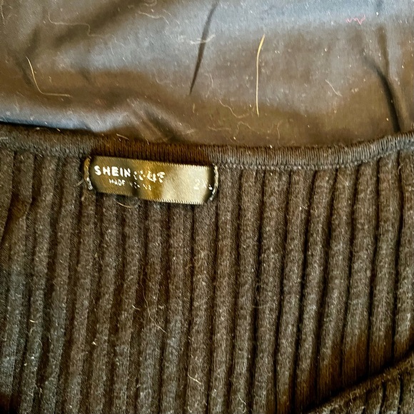 Black Ribbed Cardigan - Picture 2 of 4